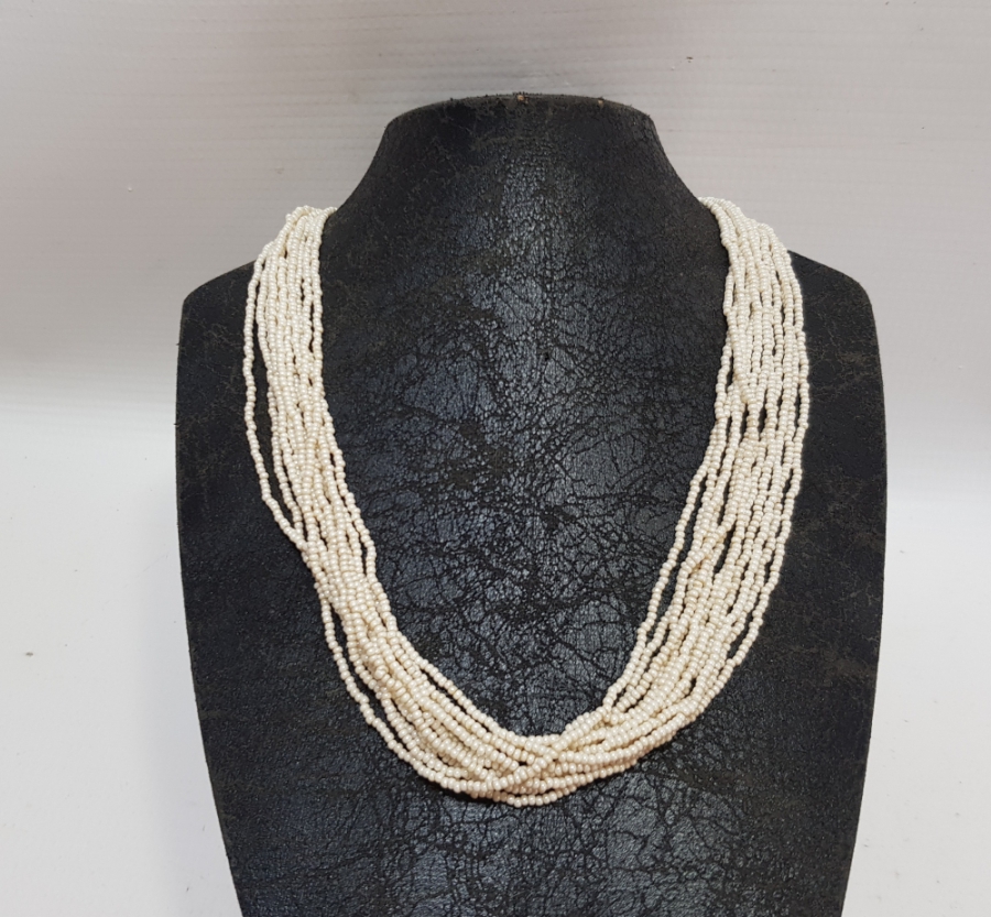 OSMANLI DÖNEMİ İNCİ FORMLU OPAL GERDANLIK