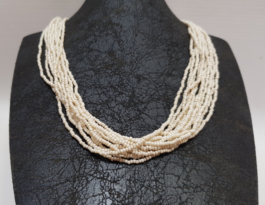 OSMANLI DÖNEMİ İNCİ FORMLU OPAL GERDANLIK