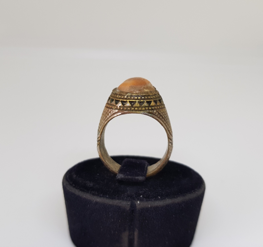 AKİK TAŞLI HAC HATIRASI YÜZÜK