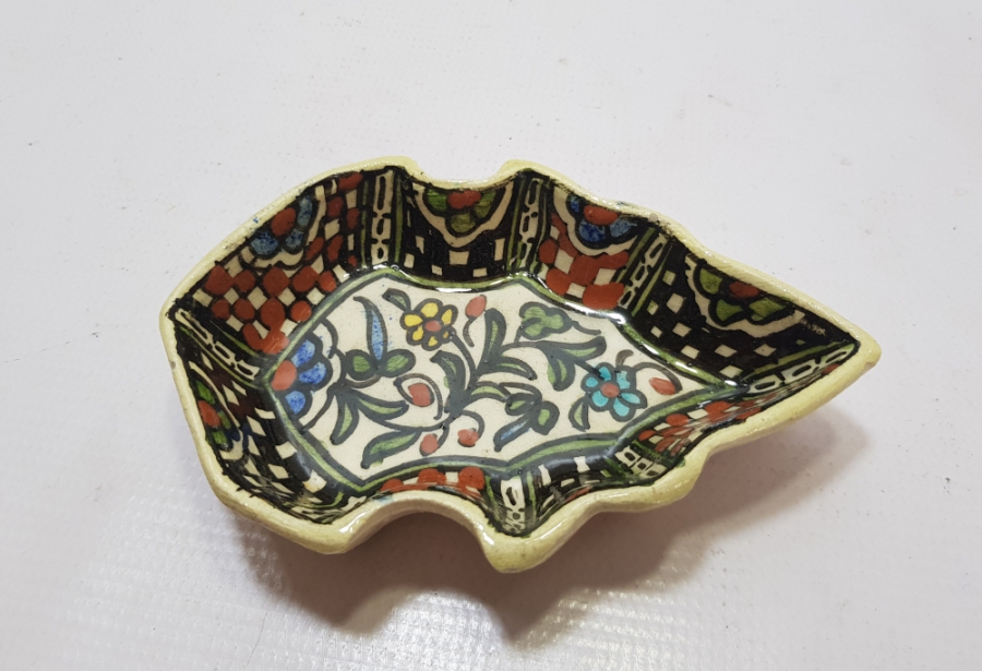 OSMANLI DÖNEMİ USTA İŞİ EL BOYAMA KUBBELİ FORMLU KÜTAHYA İFTARİYELİK - HURMALIK