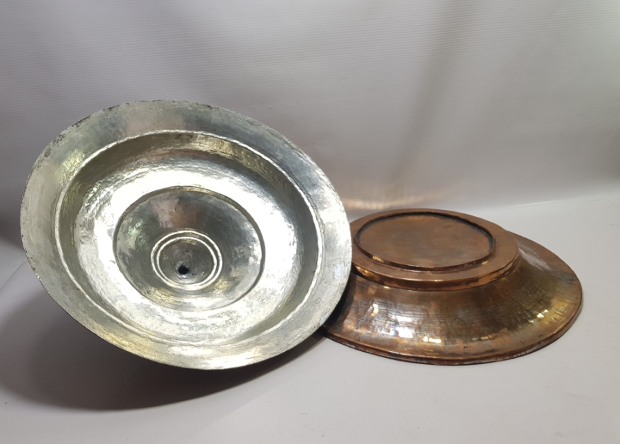 OSMANLI DÖNEMİ ÇOK NADİR DEV BOYDA KAPAKLI AĞA LENGERİ