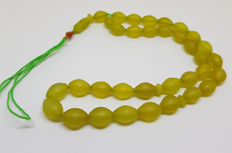 ŞAHMAKSUT TAŞINDAN YAPILMIŞ OSMANLI DÖNEMİ 33LÜ TESPİH