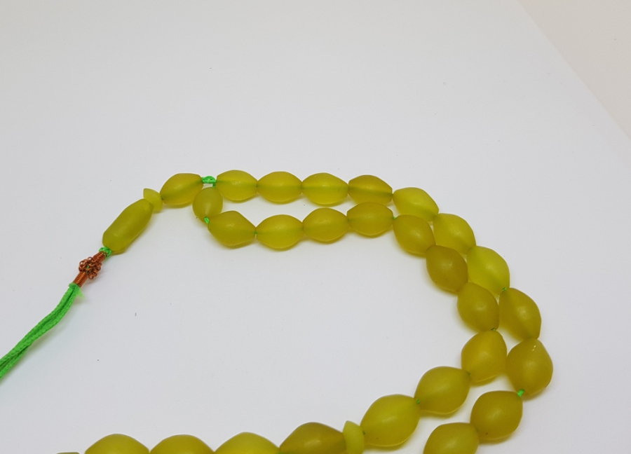 ŞAHMAKSUT TAŞINDAN YAPILMIŞ OSMANLI DÖNEMİ 33LÜ TESPİH