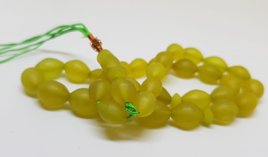 ŞAHMAKSUT TAŞINDAN YAPILMIŞ OSMANLI DÖNEMİ 33LÜ TESPİH