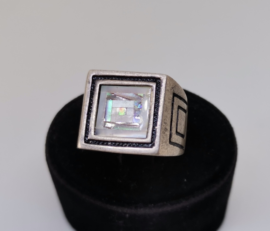 SEDEF ÇAKMA İŞÇİLİKLİ GÜMÜŞ YÜZÜK