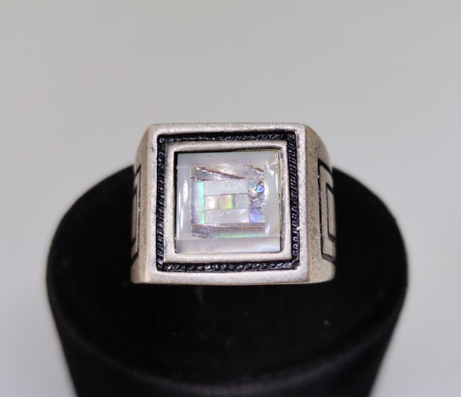 SEDEF ÇAKMA İŞÇİLİKLİ GÜMÜŞ YÜZÜK