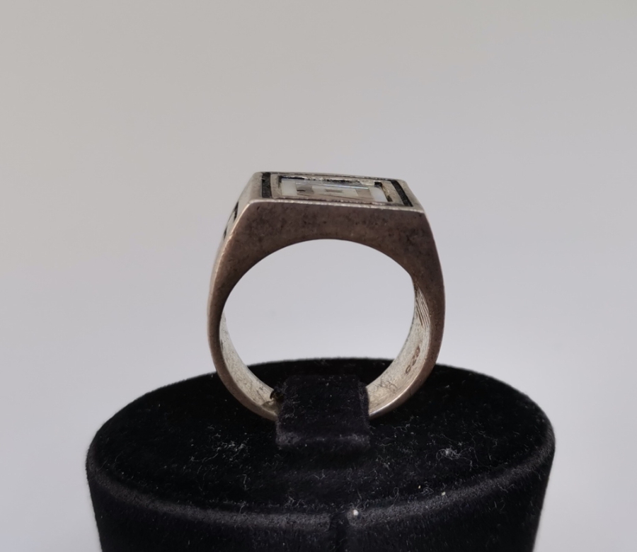 SEDEF ÇAKMA İŞÇİLİKLİ GÜMÜŞ YÜZÜK