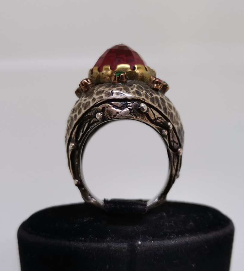 ÖZEL TASARIM BÜYÜK BOY GÜMÜŞ HÜRREM YÜZÜĞÜ