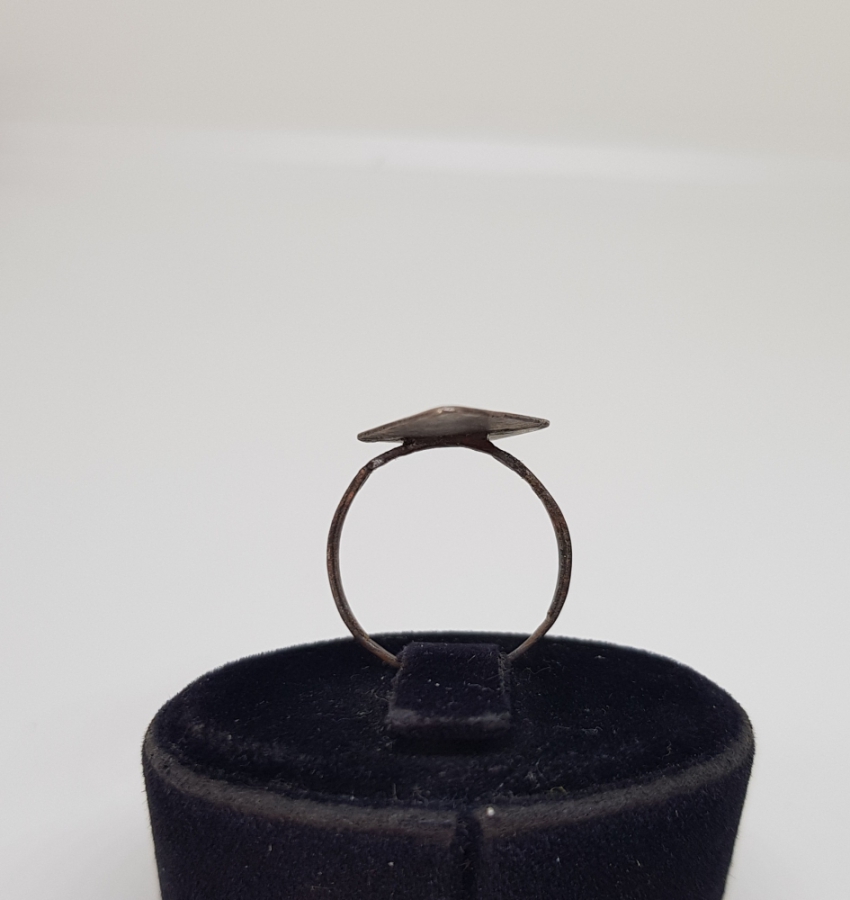 SAVAT İŞÇİLİKLİ ORTASI ALTIN BOY DAMGALI OSMANLI DÖNEMİ GÜMÜŞ YÜZÜK