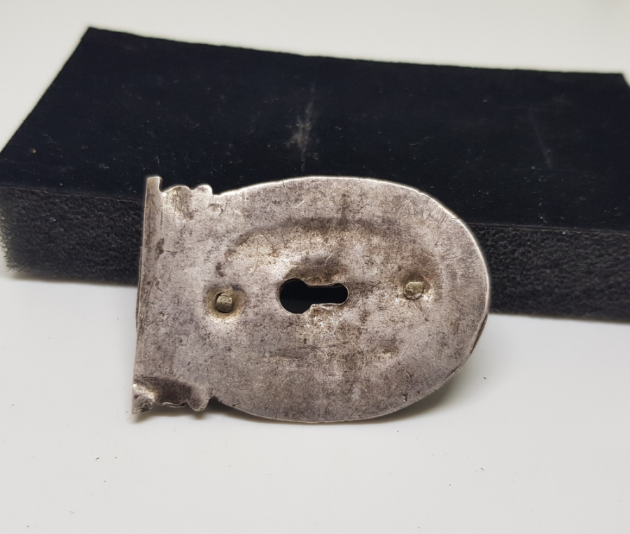 OSMANLI DÖNEMİ SAVATLI GÜMÜŞ VAN İŞİ KEMER PARÇASI