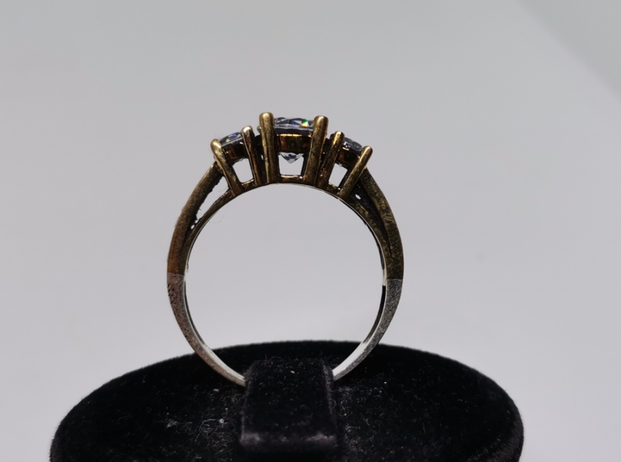 ÜÇTAŞ MODEL GÜMÜŞ YÜZÜK