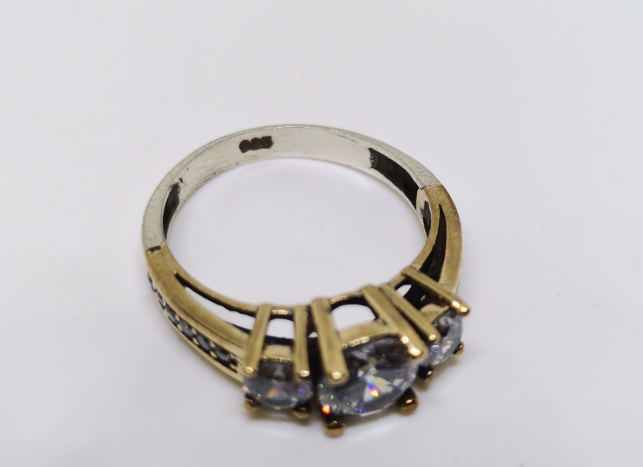 ÜÇTAŞ MODEL GÜMÜŞ YÜZÜK