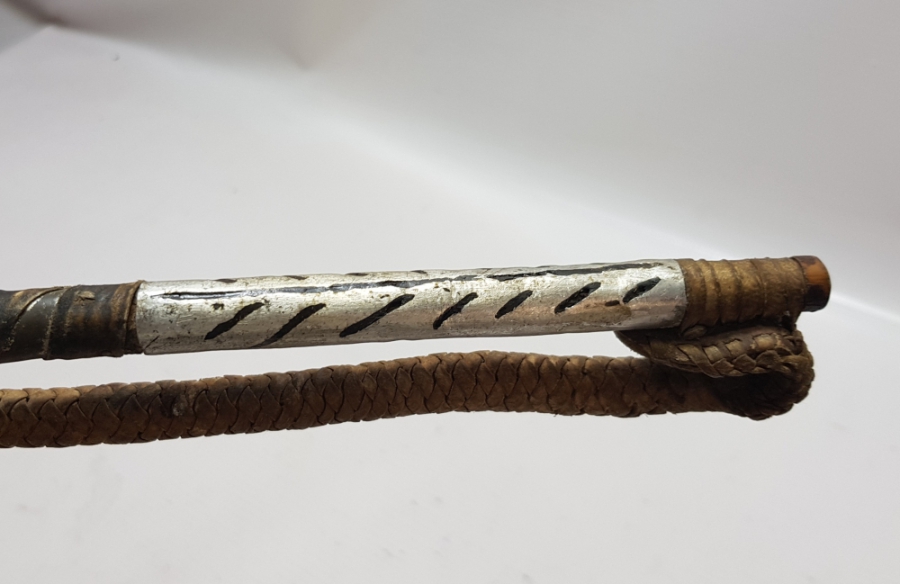 OSMANLI DÖNEMİ YÜKSEK KONDİSYONDA ÇERKESİ İŞİ NADİR AT KAMÇISI