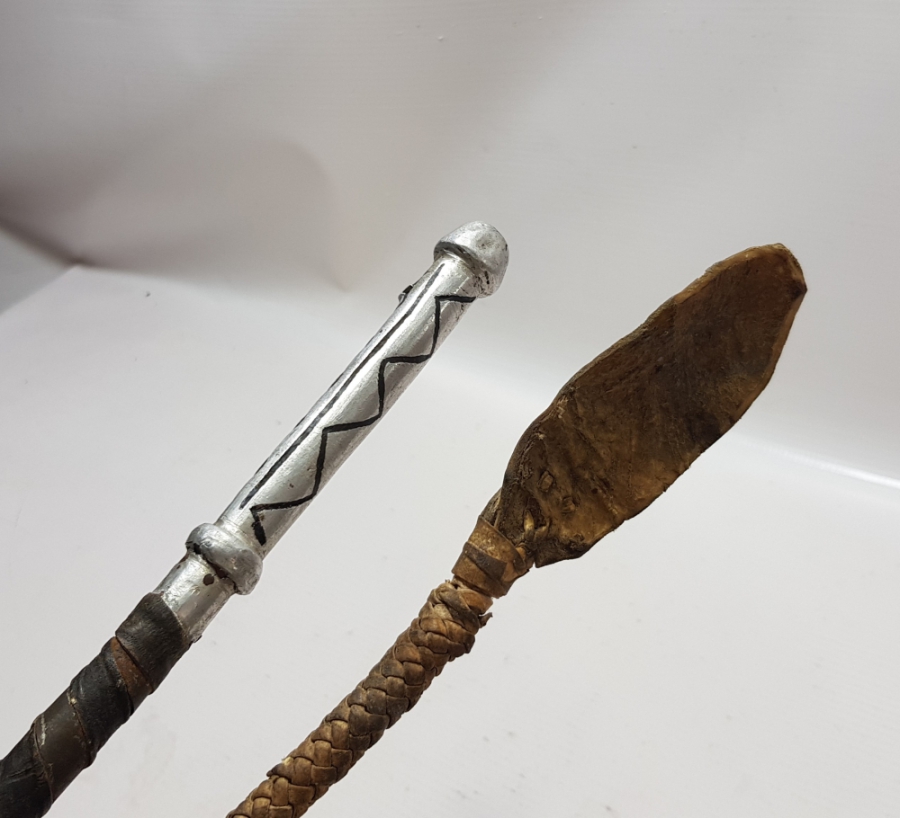 OSMANLI DÖNEMİ YÜKSEK KONDİSYONDA ÇERKESİ İŞİ NADİR AT KAMÇISI