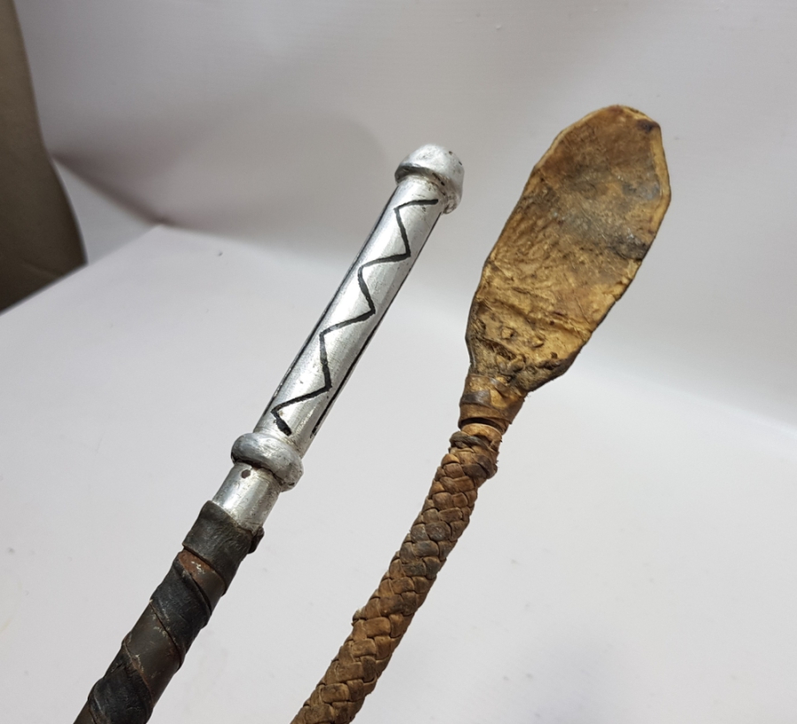 OSMANLI DÖNEMİ YÜKSEK KONDİSYONDA ÇERKESİ İŞİ NADİR AT KAMÇISI