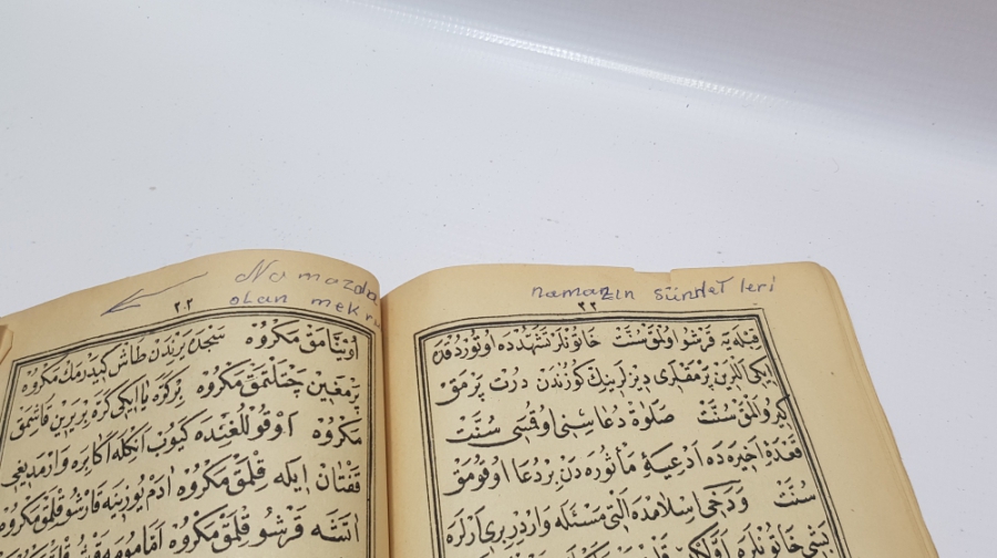 TEMEL DİNİ KONULAR İÇEREN OSMANLI DÖNEMİ TAŞ BASKI KİTAP