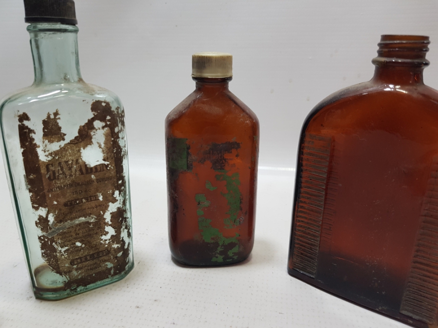 ECZACILIK TARİHİ - ANTİKA CAM İLAÇ ŞİŞESİ LOTU