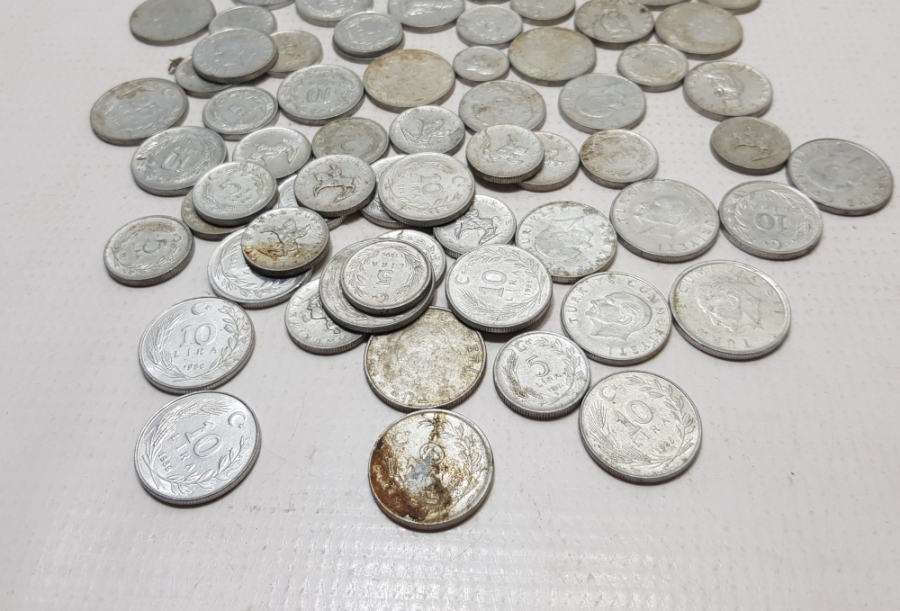 ANTİKA METAL PARA LOTU