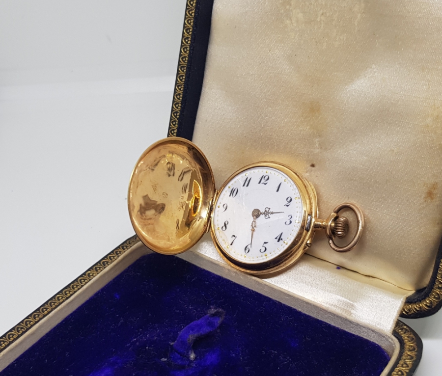 ORİJİNAL KUTUSUNDA OSMANLI DÖNEMİ ALTIN SAAT