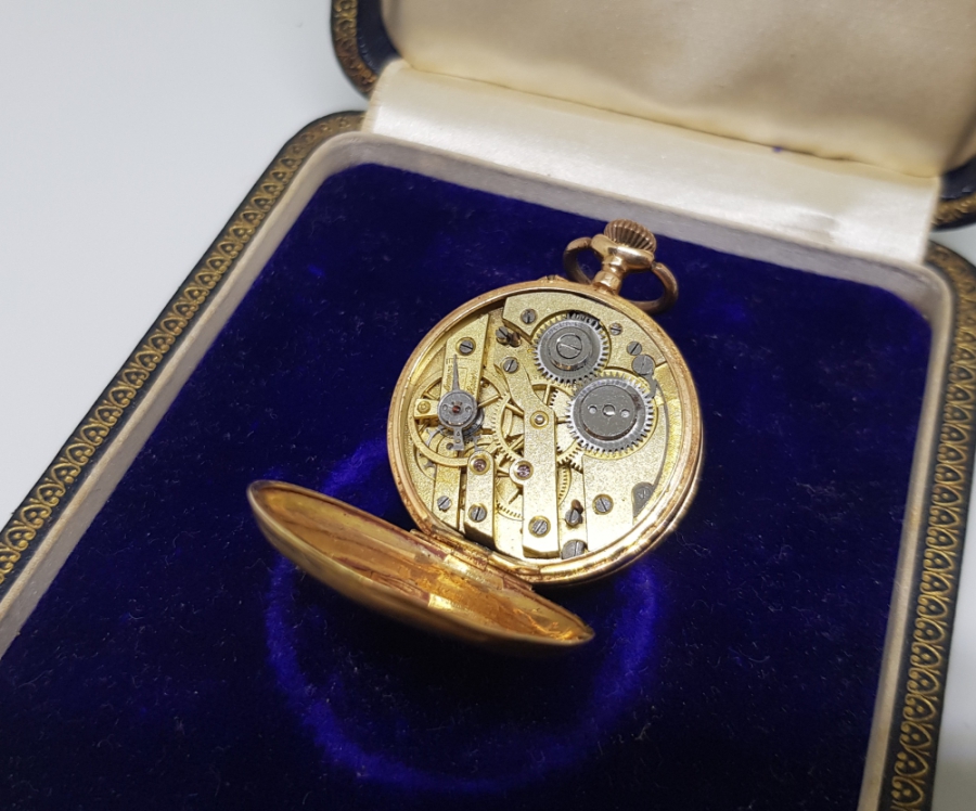 ORİJİNAL KUTUSUNDA OSMANLI DÖNEMİ ALTIN SAAT