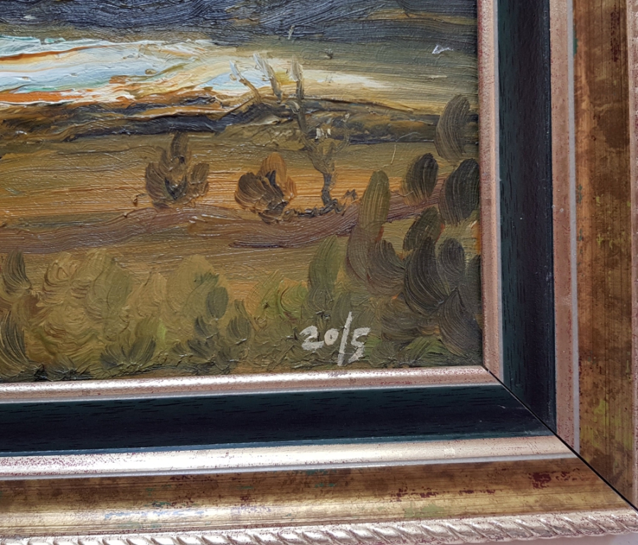 RESSAM CENGİZ TÜZGEN'E AİT TUVAL ÜZER YAĞLI BOYA TABLO