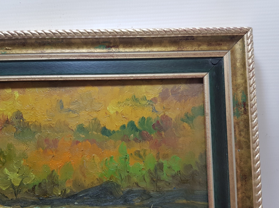 RESSAM CENGİZ TÜZGEN'E AİT TUVAL ÜZER YAĞLI BOYA TABLO