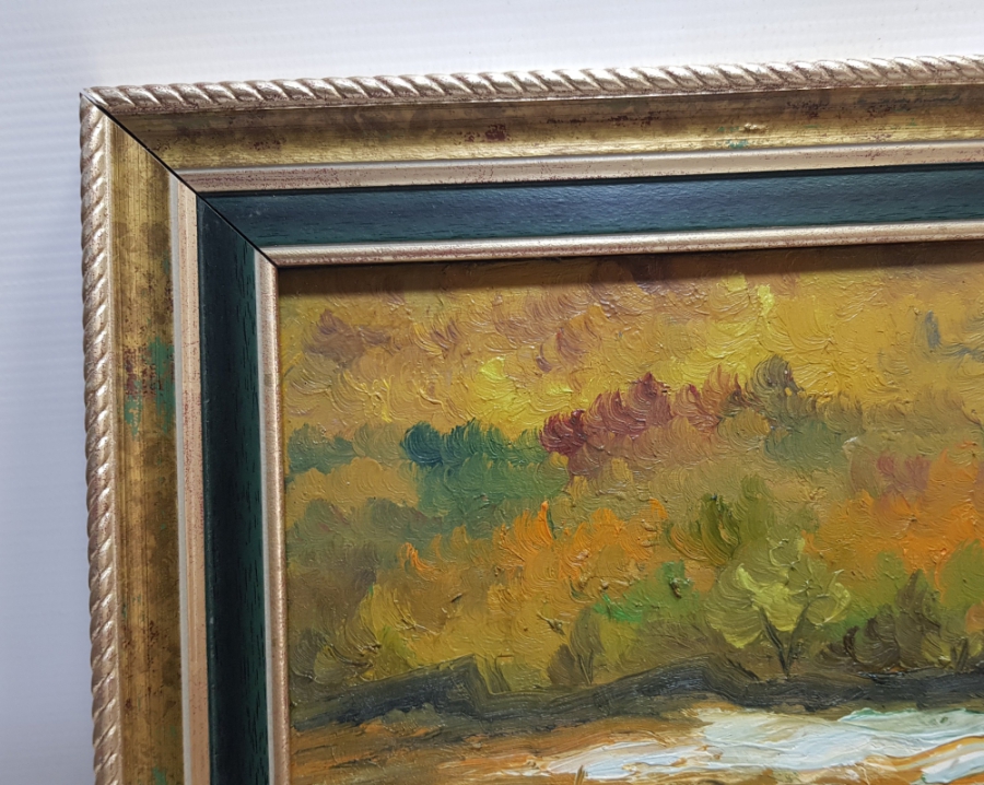 RESSAM CENGİZ TÜZGEN'E AİT TUVAL ÜZER YAĞLI BOYA TABLO