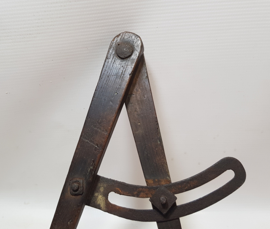 PRİMİTİF FORMLU OSMANLI DÖNEMİ BÜYÜK BOY NADİR MİMAR PERGELİ