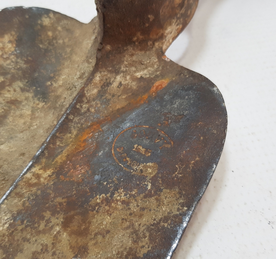 1. DÜNYA SAVAŞI DÖNEMİ ÇANAKKALE CEPHESİ NADİR FORMDA ALMAN SİPER KÜREĞİ