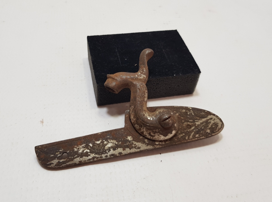 OSMANLI DÖNEMİ ÇOK NADİR TEKLİ SOLAK DOLMA TÜFEK ÇAKMAĞI