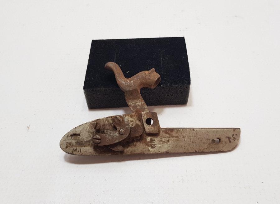 OSMANLI DÖNEMİ ÇOK NADİR TEKLİ SOLAK DOLMA TÜFEK ÇAKMAĞI