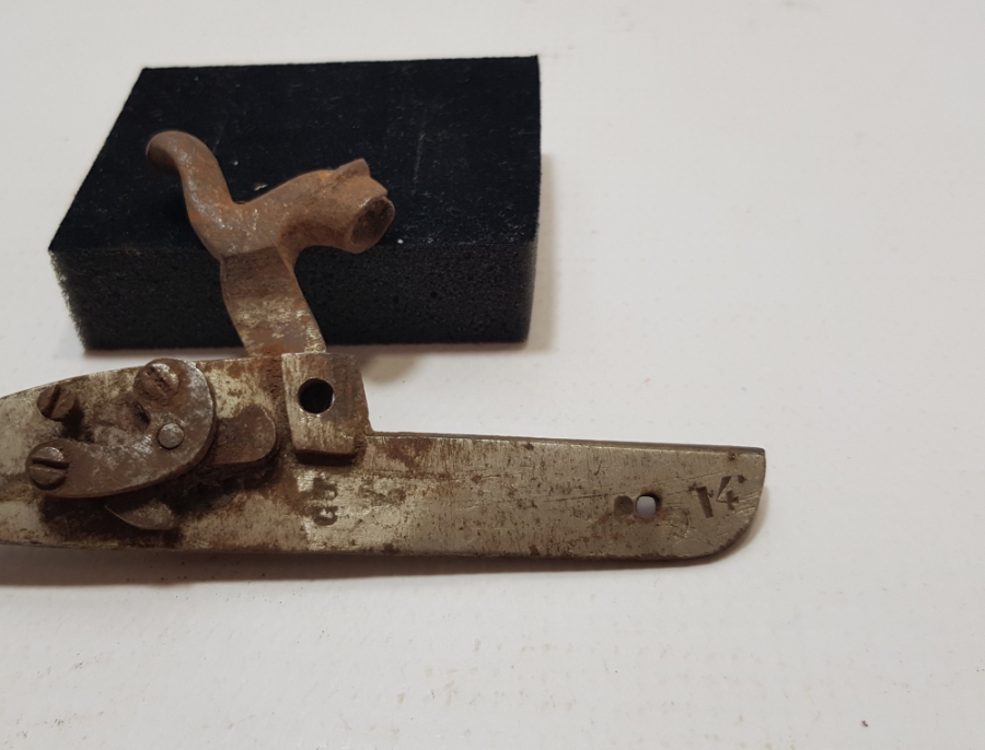 OSMANLI DÖNEMİ ÇOK NADİR TEKLİ SOLAK DOLMA TÜFEK ÇAKMAĞI