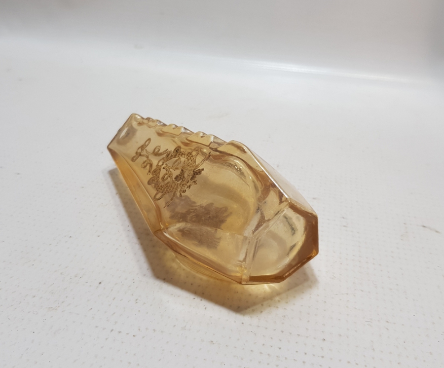 ÜZERİ ALTIN VARAKLI OSMANLI DÖNEMİ PARFÜM - KOKU ŞİŞESİ