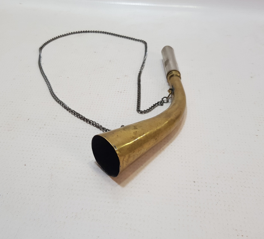 ORİJİNAL ZİNCİRİYLE ANTİKA ÖRDEK AVI BORAZANI