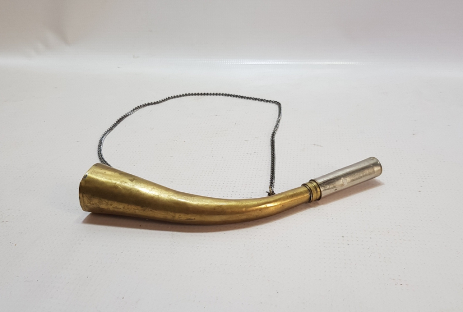 ORİJİNAL ZİNCİRİYLE ANTİKA ÖRDEK AVI BORAZANI