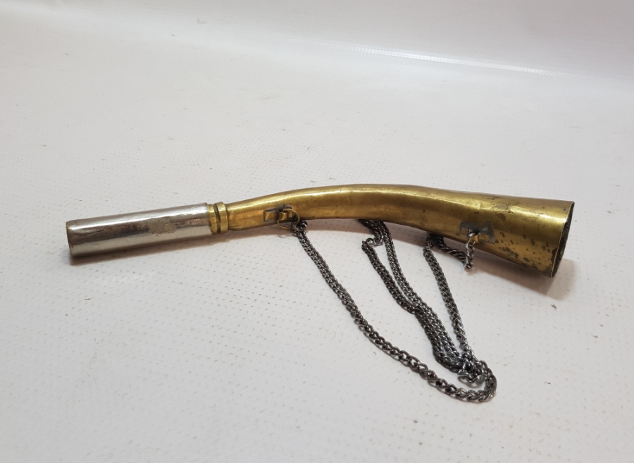 ORİJİNAL ZİNCİRİYLE ANTİKA ÖRDEK AVI BORAZANI