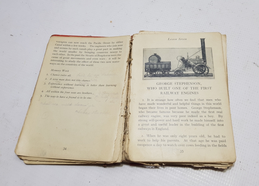 1933 YILI NADİR İNGİLİZCE DERS KİTABI