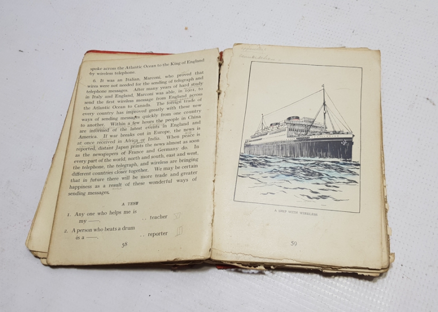 1933 YILI NADİR İNGİLİZCE DERS KİTABI