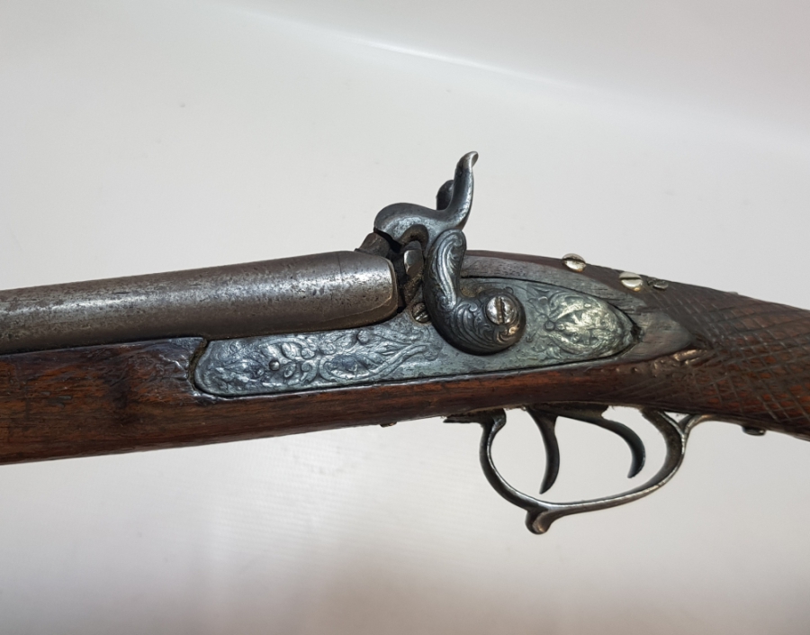 OSMANLI DÖNEMİ İŞLEMELİ ÇİFTE DOLMA TÜFEK