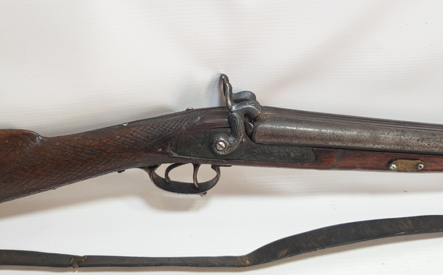 OSMANLI DÖNEMİ İŞLEMELİ ÇİFTE DOLMA TÜFEK