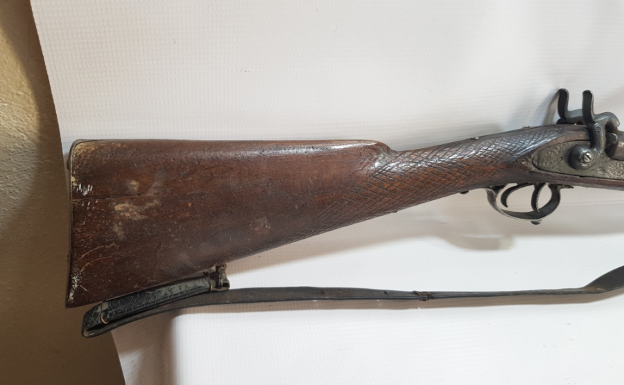 OSMANLI DÖNEMİ İŞLEMELİ ÇİFTE DOLMA TÜFEK