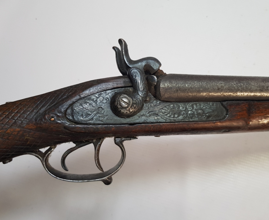 OSMANLI DÖNEMİ İŞLEMELİ ÇİFTE DOLMA TÜFEK