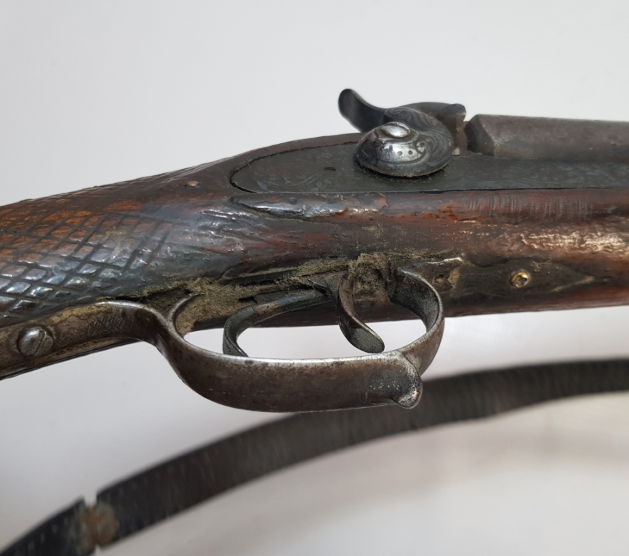 OSMANLI DÖNEMİ İŞLEMELİ ÇİFTE DOLMA TÜFEK