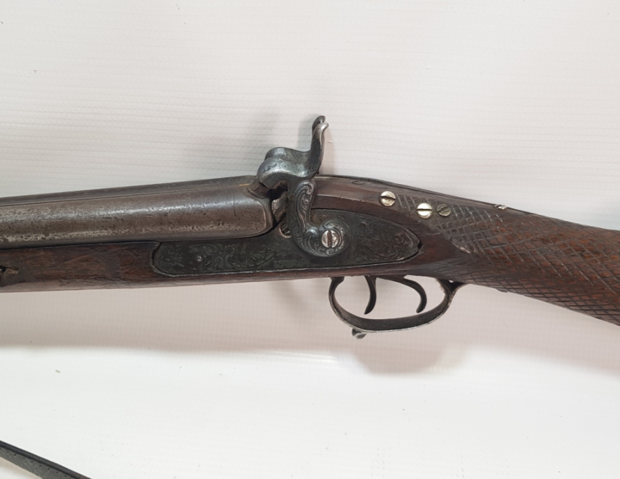 OSMANLI DÖNEMİ İŞLEMELİ ÇİFTE DOLMA TÜFEK