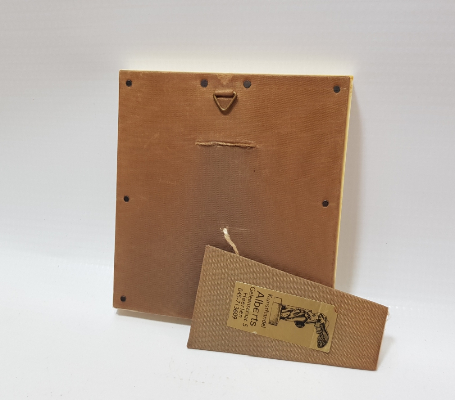 1850'LERDEN FİL DİŞİ ÇERÇEVELİ EL YAPIMI RESİM