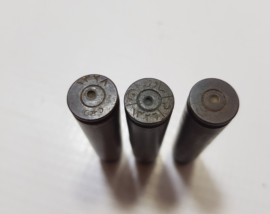 ARKALARI OSMANLICA YAZILI 1. DÜNYA SAVAŞI DÖNEMİ MAVZER MERMİSİ KOVANLARI