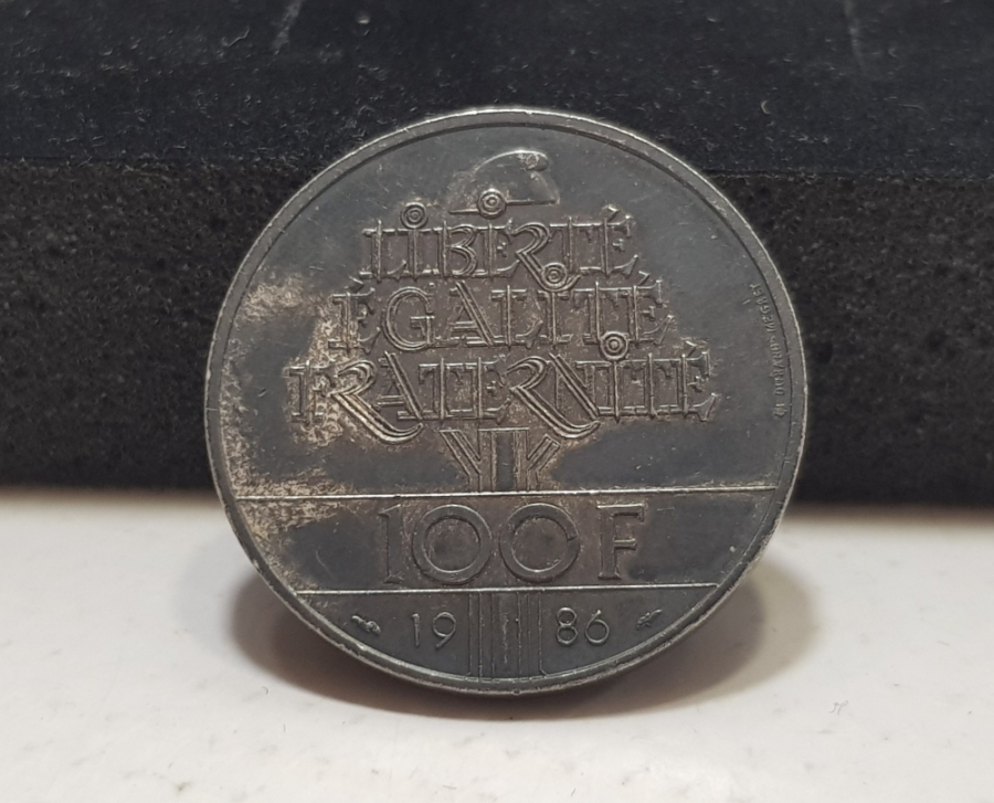 ÖZGÜRLÜK HEYKELİ'NİN YAPIMININ 100. YILI ANISINA BASTIRILMIŞ GÜMÜŞ HATIRA PARA