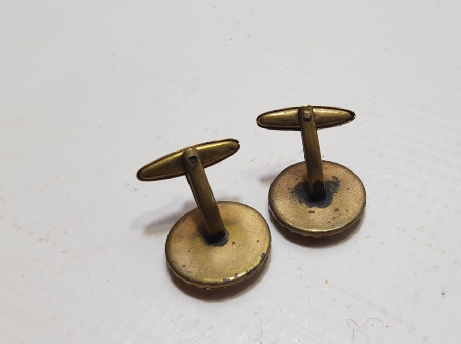 ÜZERİ MİNE İŞÇİLİKLİ OSMANLI DÖNEMİ NADİR DENİZCİ PAŞA KOL DÜĞMESİ