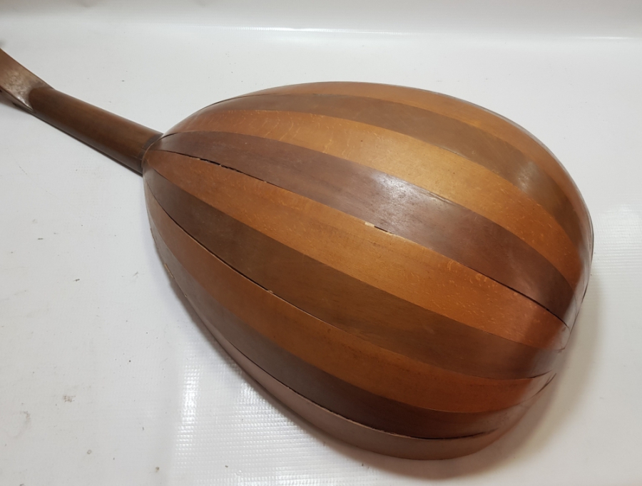 FİL DİŞİ VE BAĞA APLİKLİ EL YAPIMI VE OSMANLI DÖNEMİ ORİJİNAL ETİKETİYLE UD