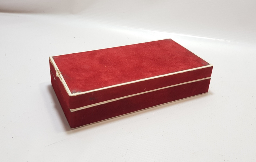 ORİJİNAL KUTUSUNDA SOVYET RUSYA YAPIMI GÜMÜŞ KAPLAMA ÇATAL TAKIMI